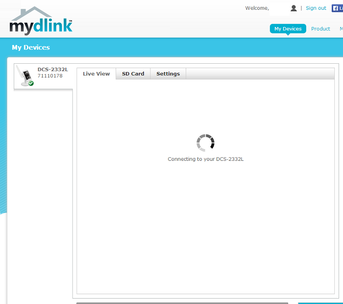 mydlink-live-view